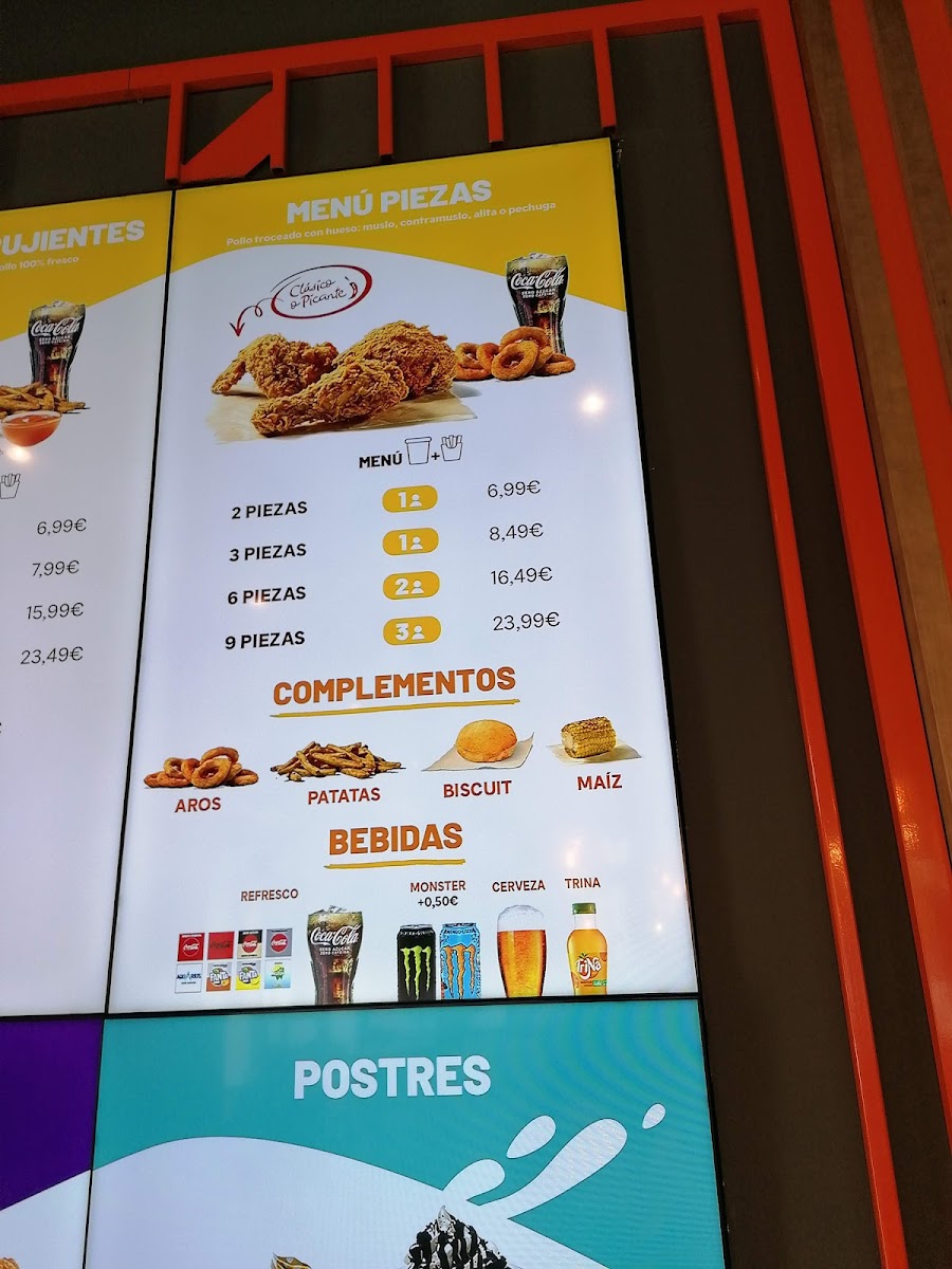 Menu Popeyes Famous Louisiana Chicken-1